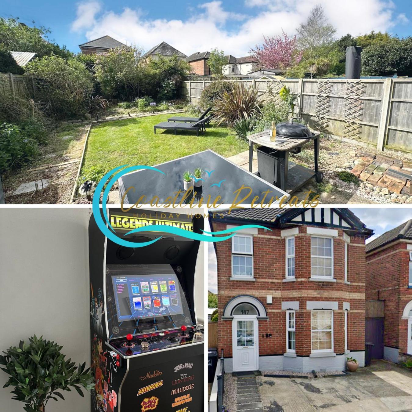 Ferienhaus The Capstone Retreat - Beautiful Detached Family By Coastline Retreats, Arcade Machine, Parking, Bbq